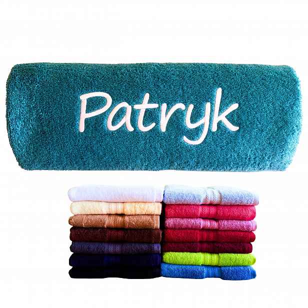 Dárek Pro Patrika K Narozeninám, Ručník S Jménem Patrik 50 40 30