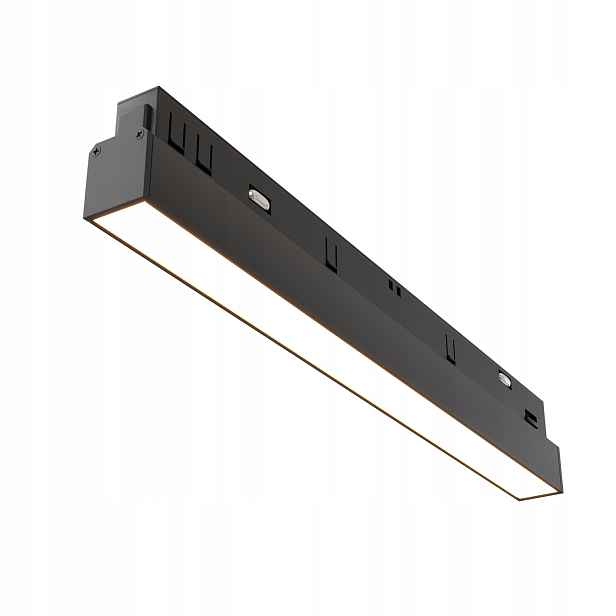 Maytoni Basis Led lineární kolejnicová lampa 12W 3000K černá 48V IP20