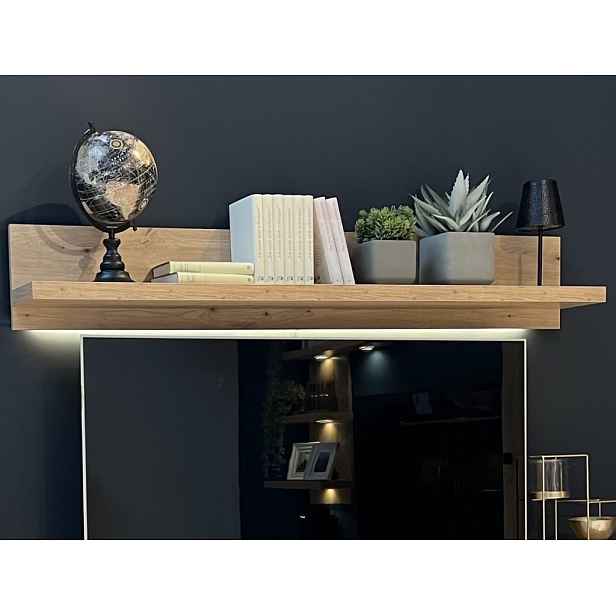 Nástěnná police Bolus 150 cm, dub artisan