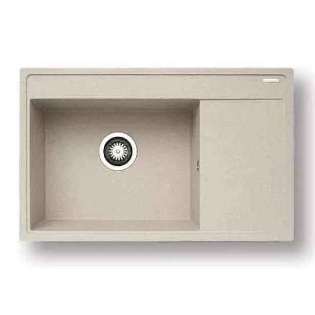 Casarredo Pyragranitový dřez CAMEA 1B 1D LH (79x50) beige