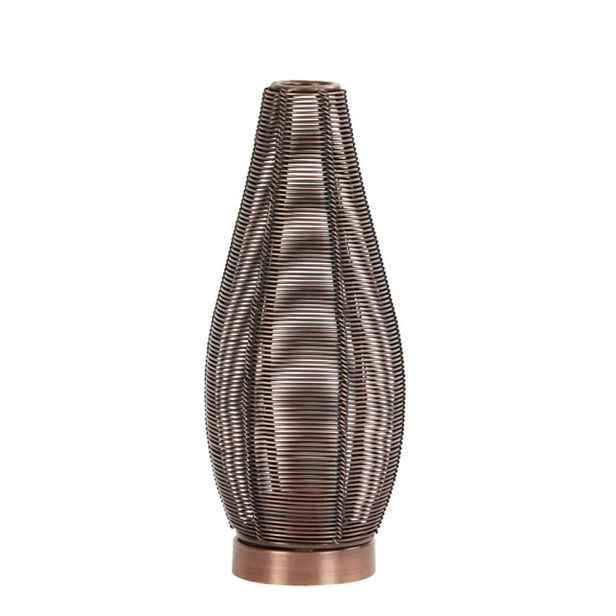 Měděný antik kovový svícen Suneka - Ø 9*22 cm Light & Living