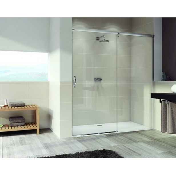 Sprchové dveře 140x200 cm pravá Huppe Aura elegance chrom lesklý 401516.092.322