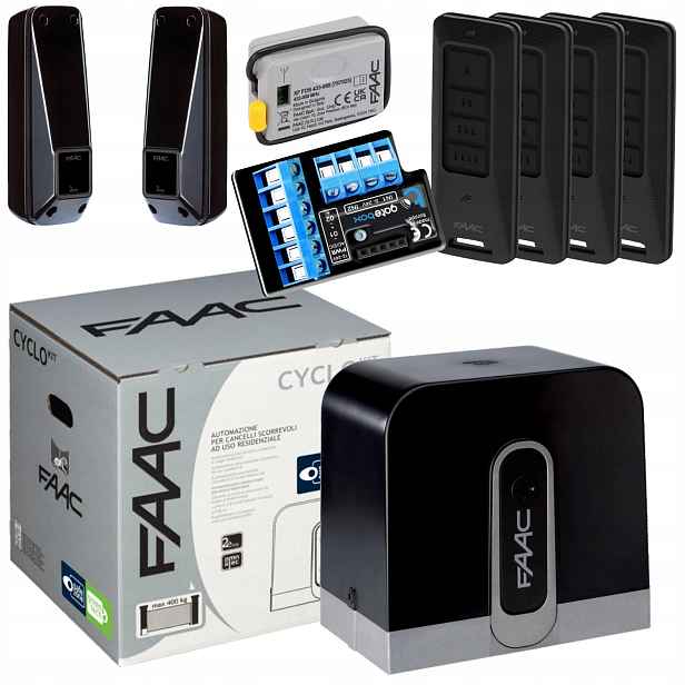 Faac Cyclo C721+ Modul WiFi Pilot XT4FDS 4ks pohon posuvné brány