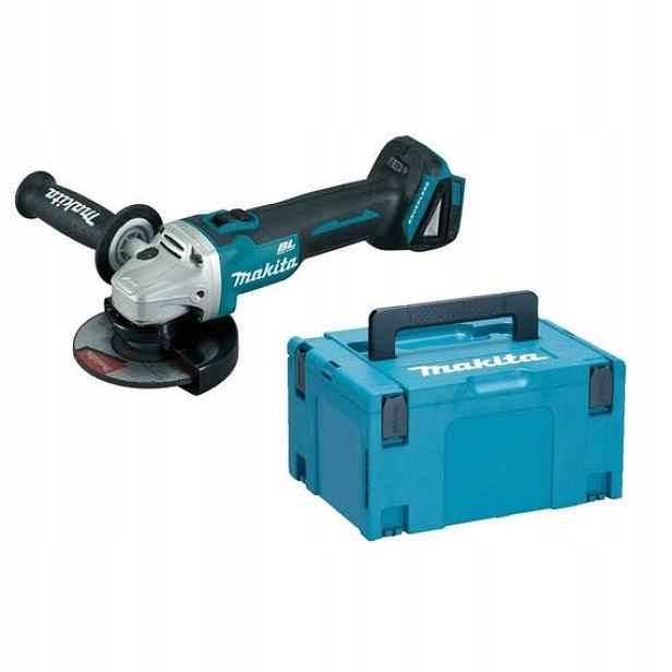 Makita DGA506ZJ aku úhlová bruska 125mm, 18V bez baterie, systainer
