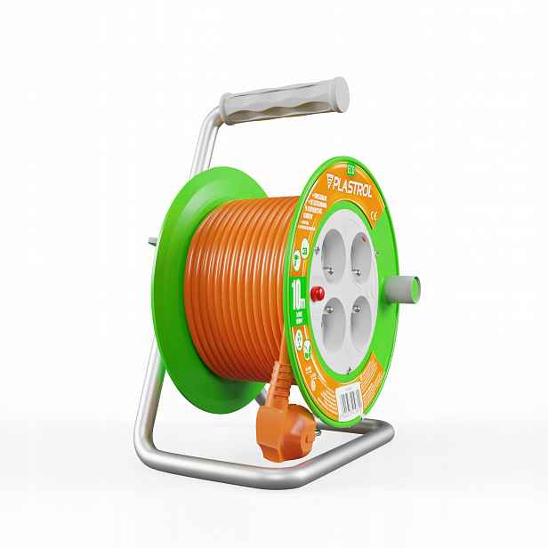 Prodlužovací Kabel, oranžový, 40 m, 3x1,5 mm