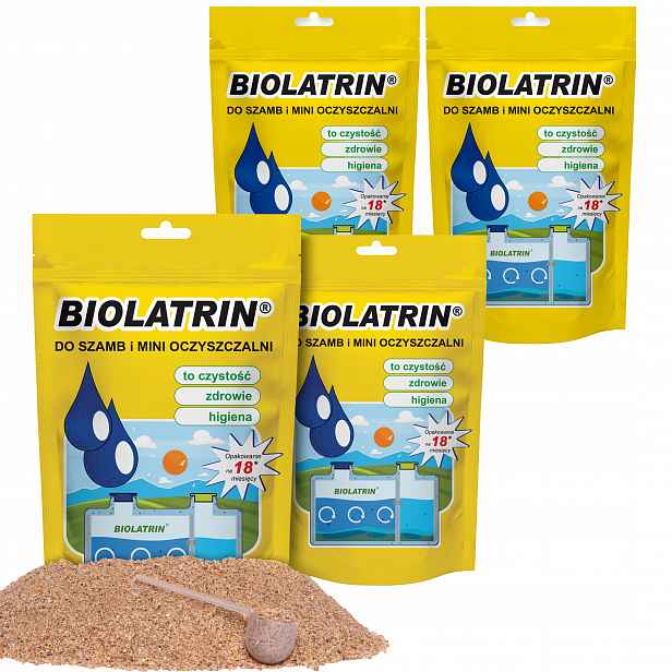 Bakterie do septiku, silný bioprodukt – jednou měsíčně! Biolatrin na 6 let