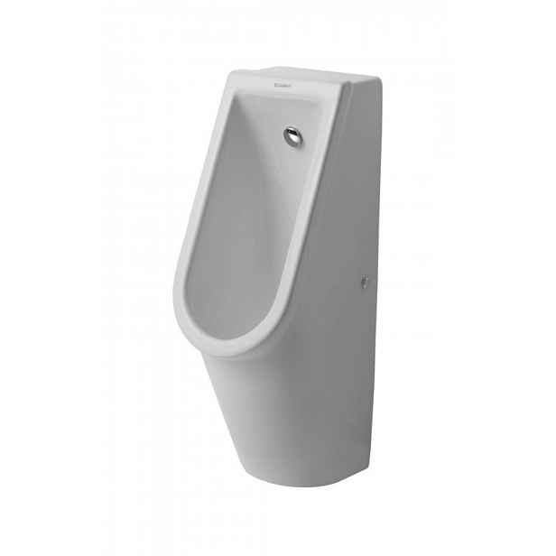 Duravit Starck 3 - Pisoár, zadní přívod vody, Rimless, alpská bílá 0827250000