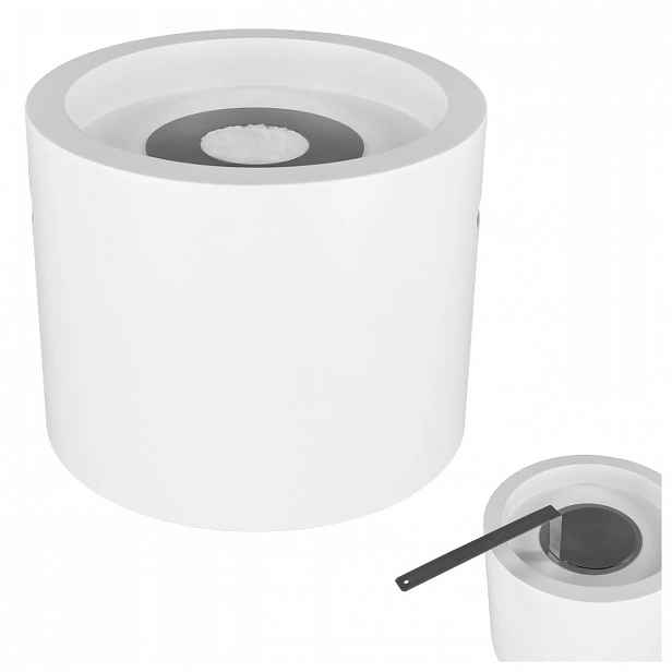 Volně Stojící Biokrb Moon Mini Bílý Mat, Na Biopalivo