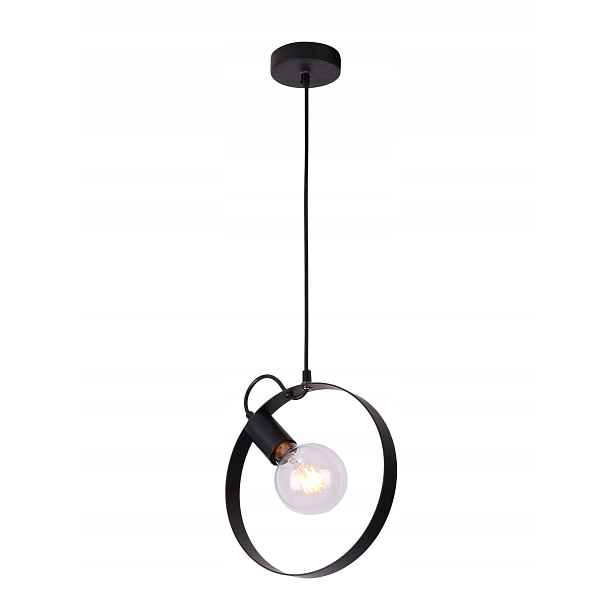 Závěsná lampa Candellux Nexo černá kovová 1xE27 nastavitelná