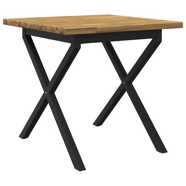 vidaXL Čtvercový jídelní stůl 80 x 80 x 75 cm Masivní akátové dřevo