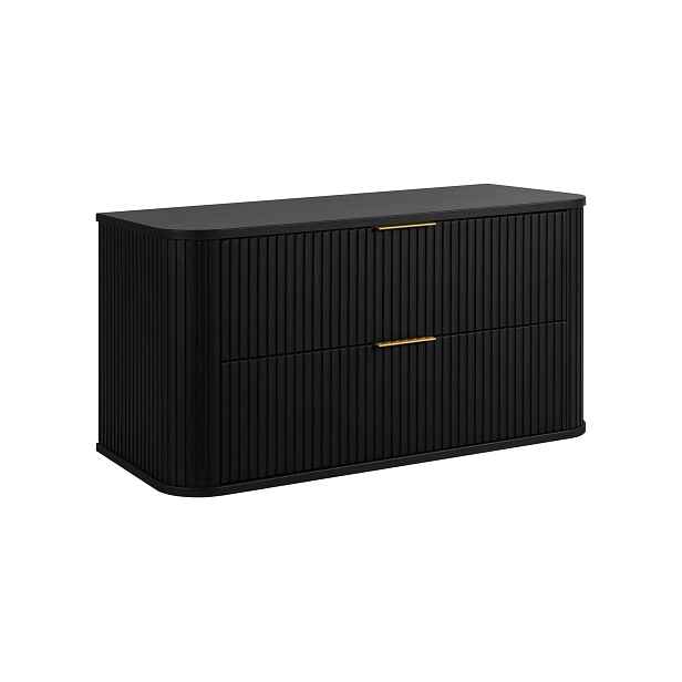 Elvisia Skříňka pod umyvadlo ELEGANCE Black | 100 cm