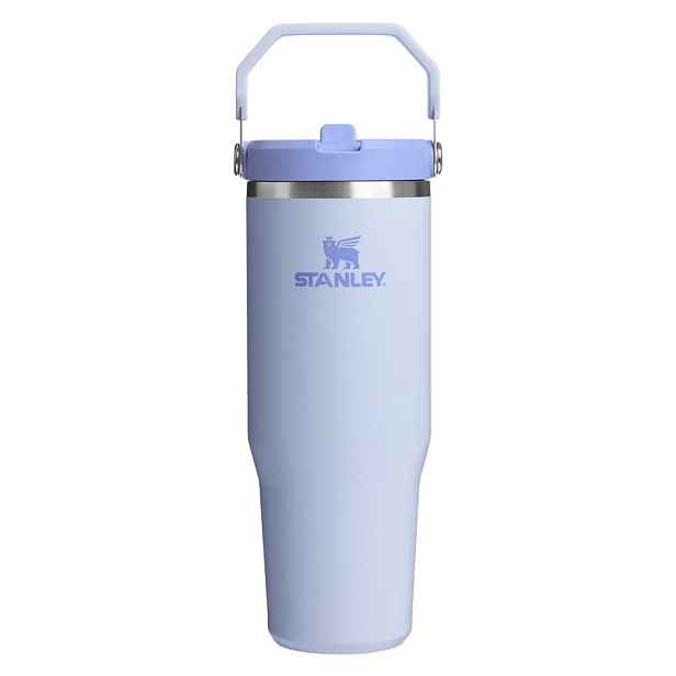 Fialová termoska z nerezové oceli 890 ml IceFlow™ Flip Straw 2.0 Tumbler Dew Drop – Stanley