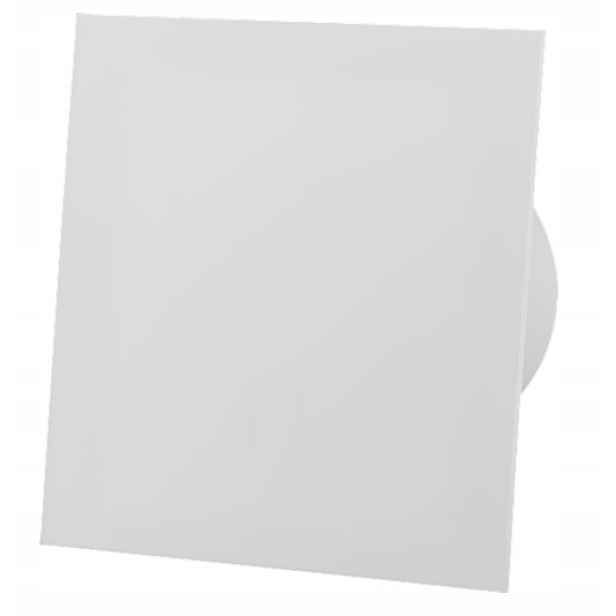 Koupelnový ventilátor dRim Ø100 Ts Plexi bílý matný