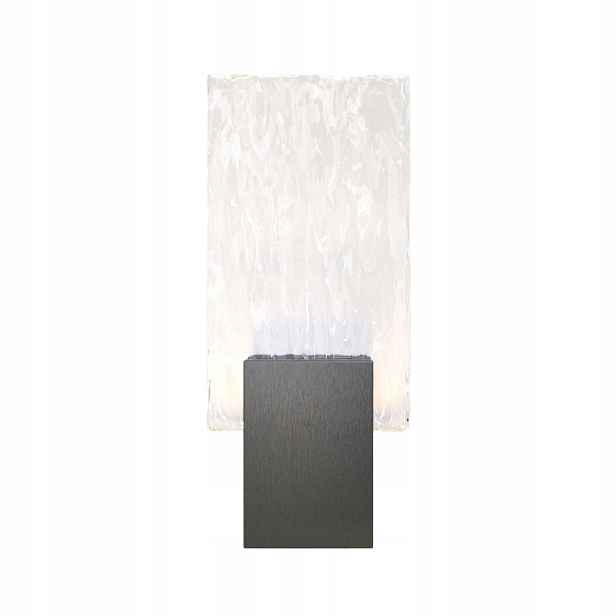 Nástěnné svítidlo Led 3W černé Vetro s křišťálem 30 cm IP20 Maxlight