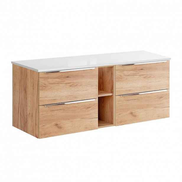 Petits-meubles SKŘÍŇKA POD UMYVADLO 140.4cm duben Dřevo