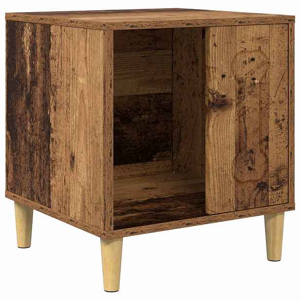 vidaXL Psí dům Staré dřevo 44 x 42 x 49 cm Kompozitní dřevo