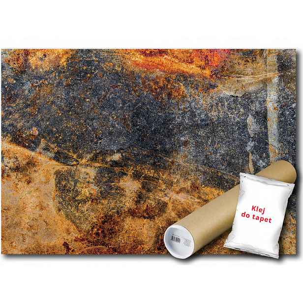 Vinylová fototapeta kovový plech rez beton textura imitace 152x104