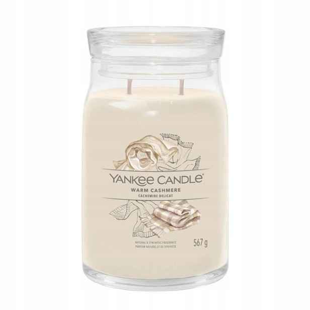 Warm Cashmere – Yankee Candle – velká vonná svíčka
