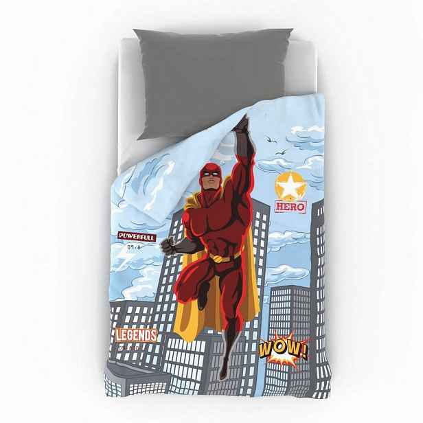 Kvalitex Bavlněné povlečení Superhero, 140 x 200 cm, 70 x 90 cm