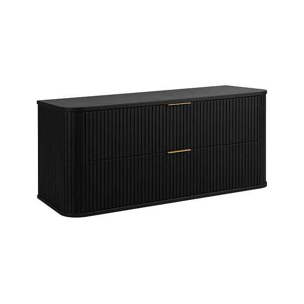 Elvisia Skříňka pod umyvadlo ELEGANCE Black | 120 cm