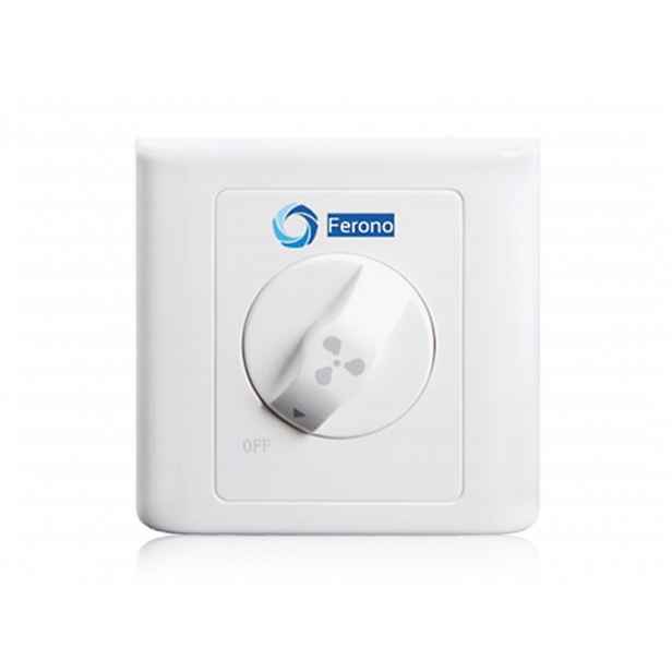 Nástěnný regulátor otáček ventilátoru do výkonu 150 W, 230 V, ovladač plechovky