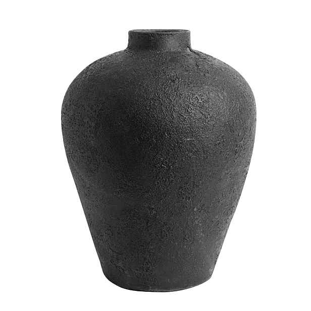 Váza výška 40 cm Muubs LUNA - černá