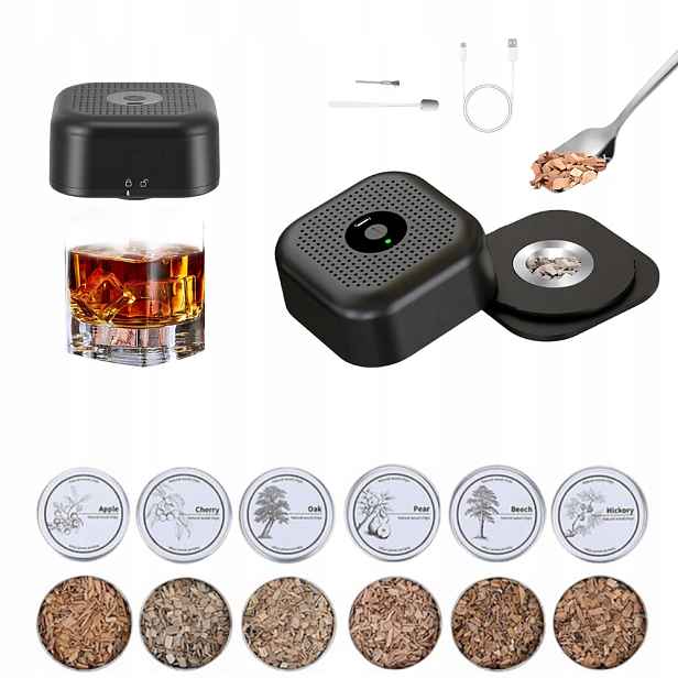 Elektrická Sada Na Uzení Whisky Smoker S Nářadím Na Nápoje