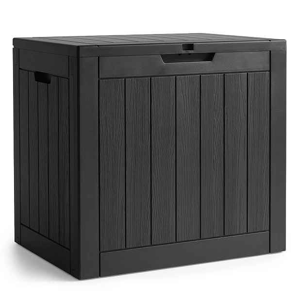 Ak furniture Zahradní úložný box Ezra 117 L černý