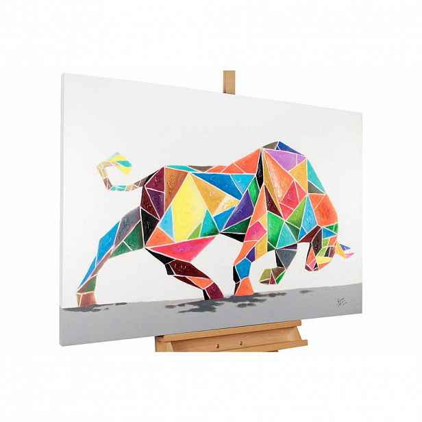 KUNSTLOFT RUČNĚ MALOVANÝ AKRYLOVÝ OBRAZ, 120/80 CM