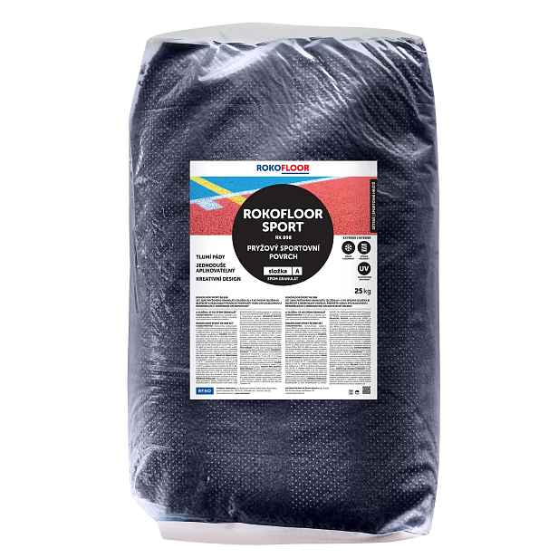 Povrch sportovní Rokofloor Sport podklad černý 25+5 kg