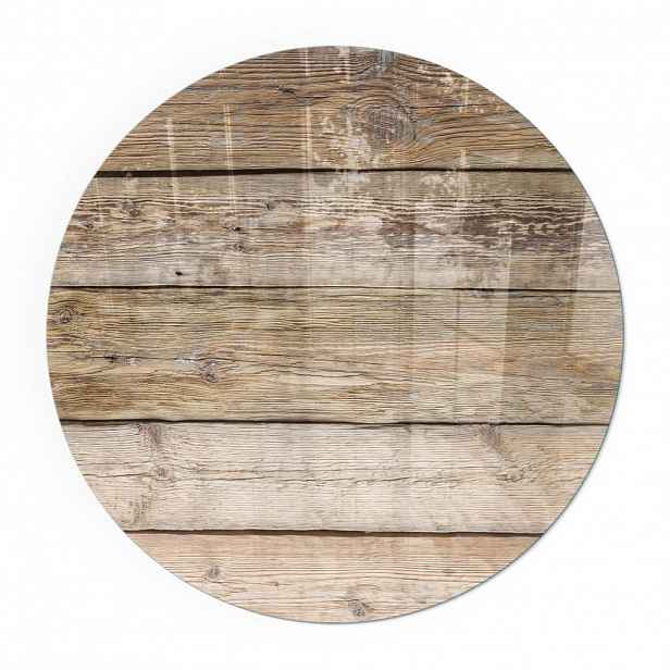 TULUP PODLOŽKA POD KRB Ø 60 cm - Textura dřevěných prken