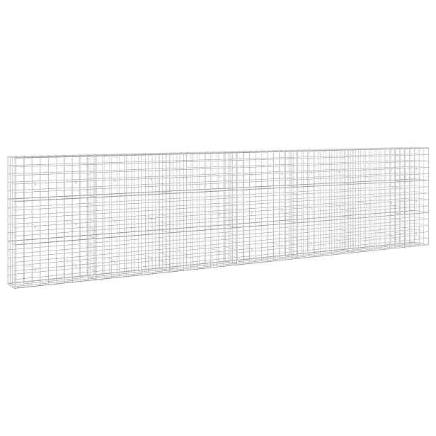vidaXL Gabion s drátem 5 mm a síťkou 10x10 cm 650x30x150 cm