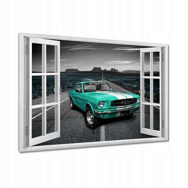 Obrazy 90x60 Tyrkysové auto Ford