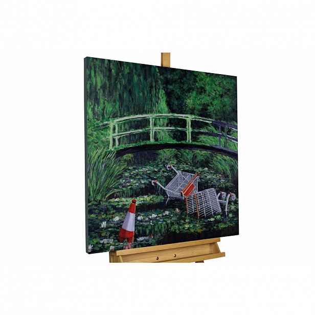 KUNSTLOFT OLEJOMALBA 80/80 cm, Město a architektura