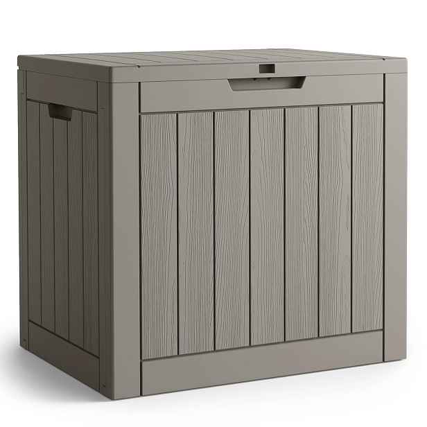 Ak furniture Zahradní úložný box Ezra 117 L šedý