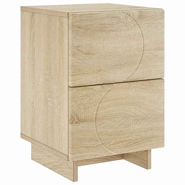 vidaXL Noční skříňka Dub sonoma 33,5 x 34,5 x 50 cm Kompozitní dřevo