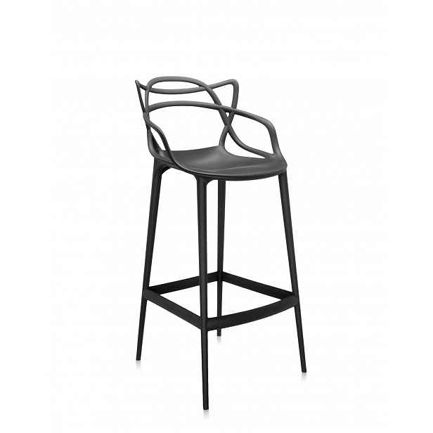Barová židle A.I. STOOL RECYCLED, v. 75 cm, více barev - Kartell Barva: černá