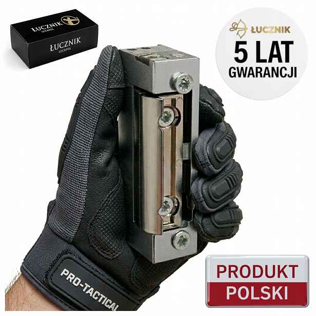 Elektrozávěs JiS 1411RF otevřený bez proudu pro evakuaci, úzký profil