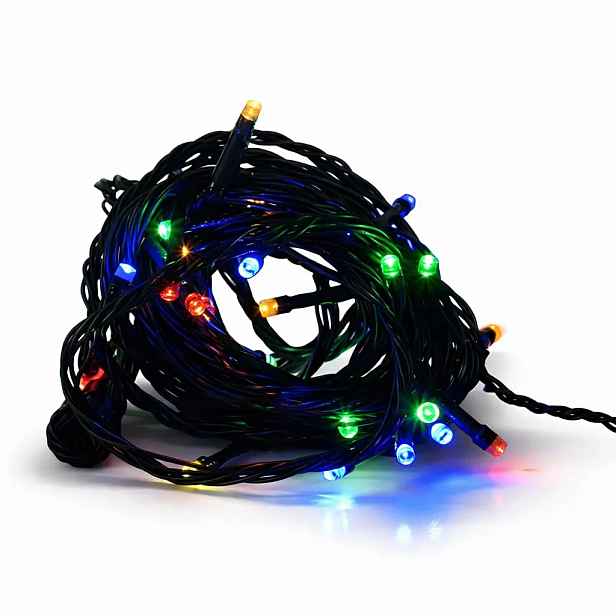 Hobby Line LED světýlka na stromeček 20 m barevné, IP44, vč. zdroje