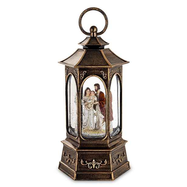 Led vánoční lampion plast 31x13x12 cm, vánoční stromek
