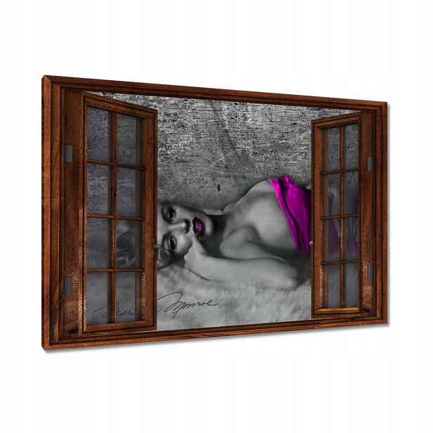 Obrazy 120x80 Růžová Marilyn Monroe