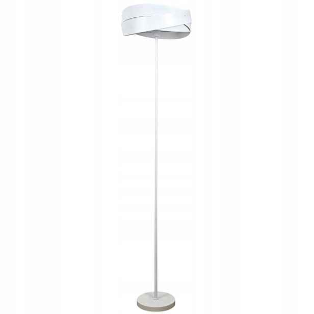 Podlahová Lampa Terra Bílá 1XE27 stojací lampa do obývacího pokoje ložnice loft
