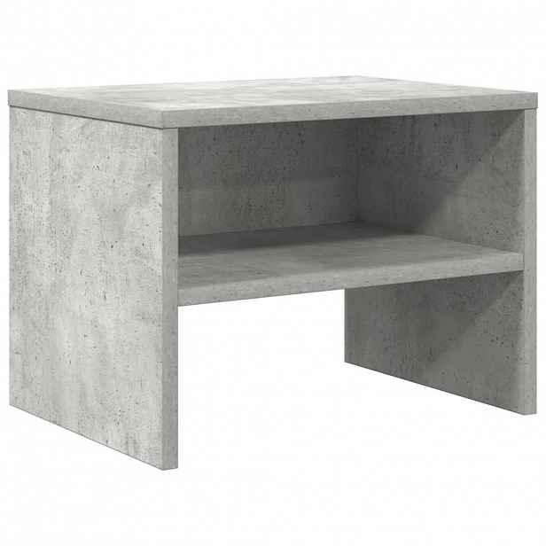 vidaXL Noční stolek betonově šedý 40 x 30 x 30 cm kompozitní dřevo