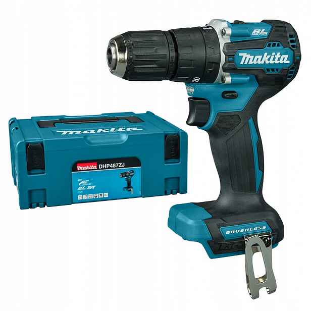 Aku Vrtačka Makita DHP487ZJ Lxt 18V 40Nm Bl Xpt Body v kufru