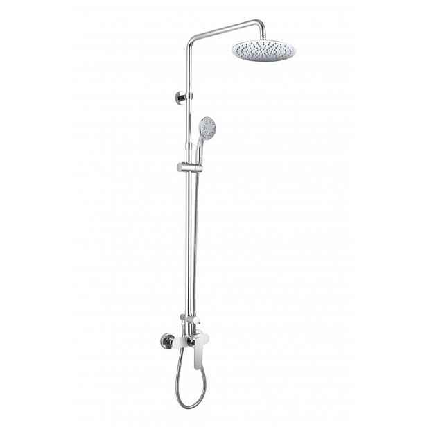 Mereo - Sprchový set s baterií, průměr 20 cm, 3 proudy, chrom CBE60104SCM