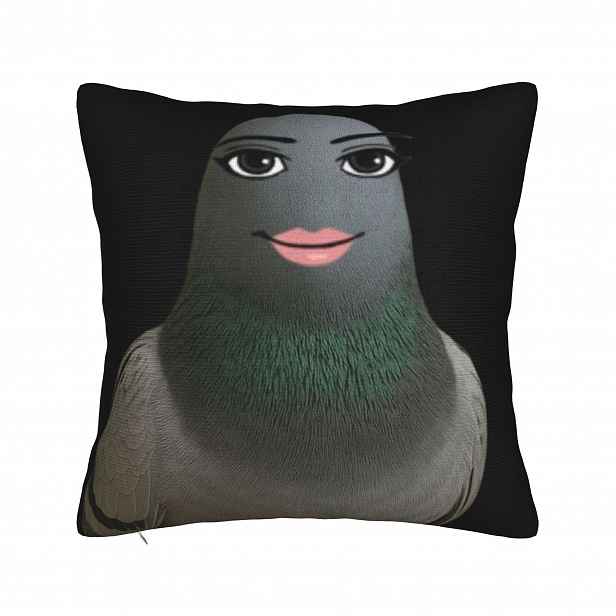 TEMU 1ks Povlak na polštář, Moderní abstraktní holubí povlak na polštář, 45cm*45cm, Pratelný v pračce, Zapínání na zip, Měkká a hladká polyesterová