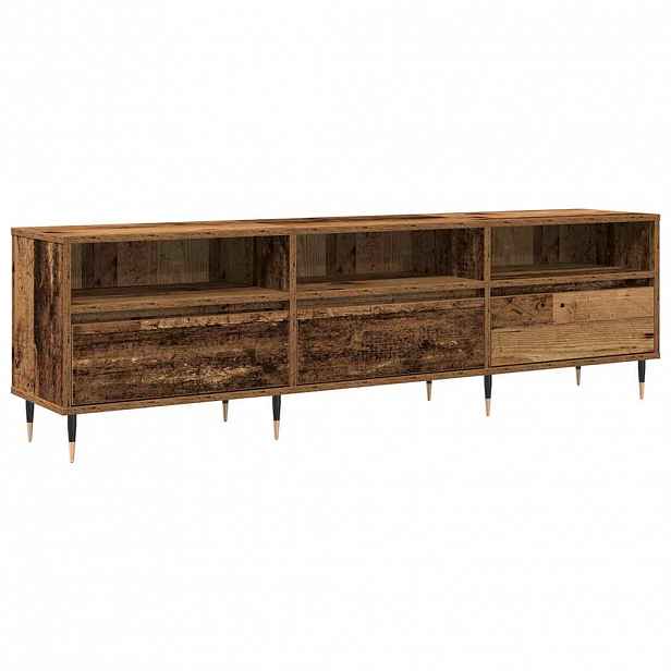vidaXL Televizní skříň 150 x 30 x 45 cm Staré dřevo Kompozitní dřevo