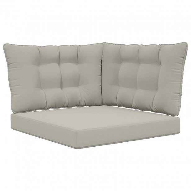 vidaXL Venkovní polštář na pohovku Polyester Šedá 68,5 x 68,5 cm