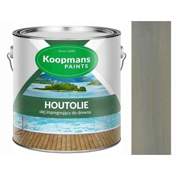 Koopmans Houtolie Uv 5 L Impregnační Olej Na Dřevo 229 Šedý Londýnský
