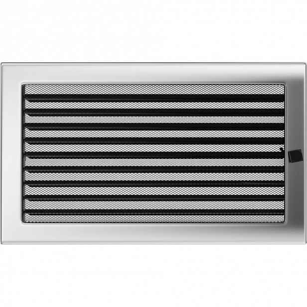 Krbová Mřížka 22x37 Žaluzie Niklovaná Ventilační